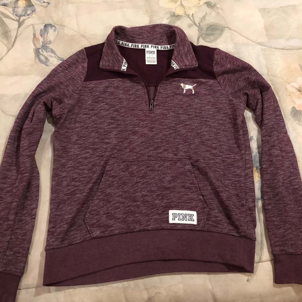 Pink crew neck